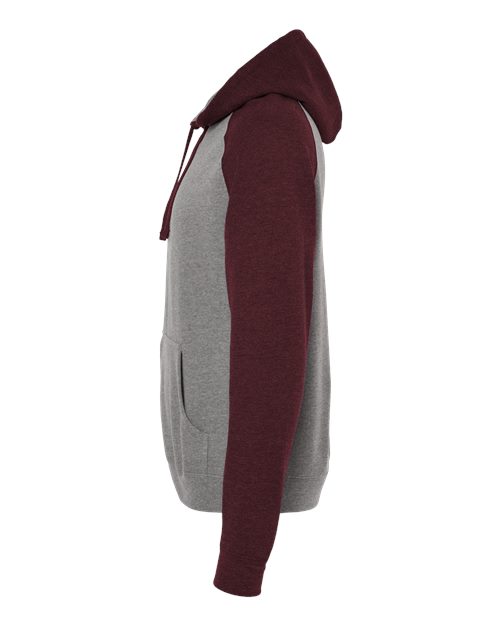 Raglan Hooded Sweatshirt | USA Decoration