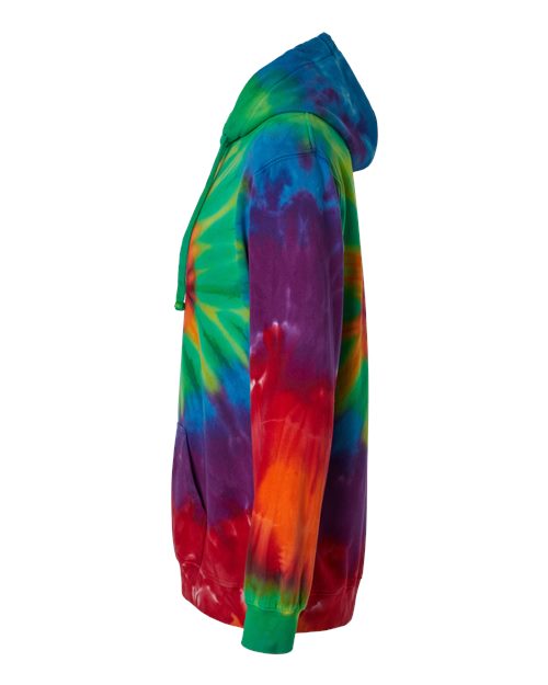 Multi-Color Spiral Tie-Dyed Hooded Sweatshirt | USA Decoration