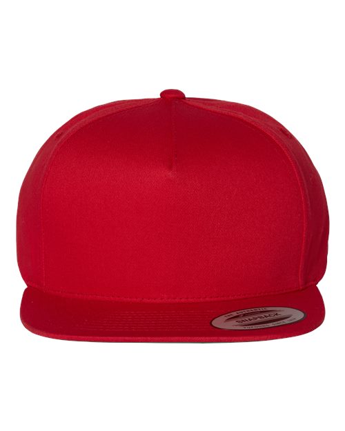 Five-Panel Cotton Twill Snapback Cap | USA Decoration