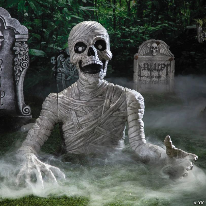 35" Groundbreaker Reaching Mummy Halloween Decoration