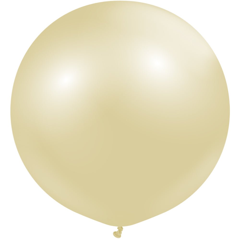 Latex Balloons 36 Inch Kalisan Aura Antique Gold