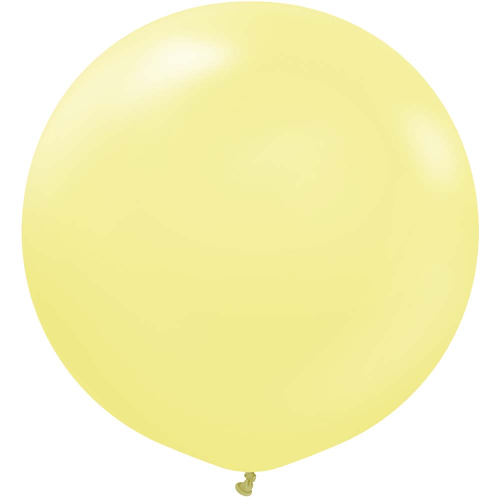 Latex Balloons 36 Inch Kalisan Macaron Yellow