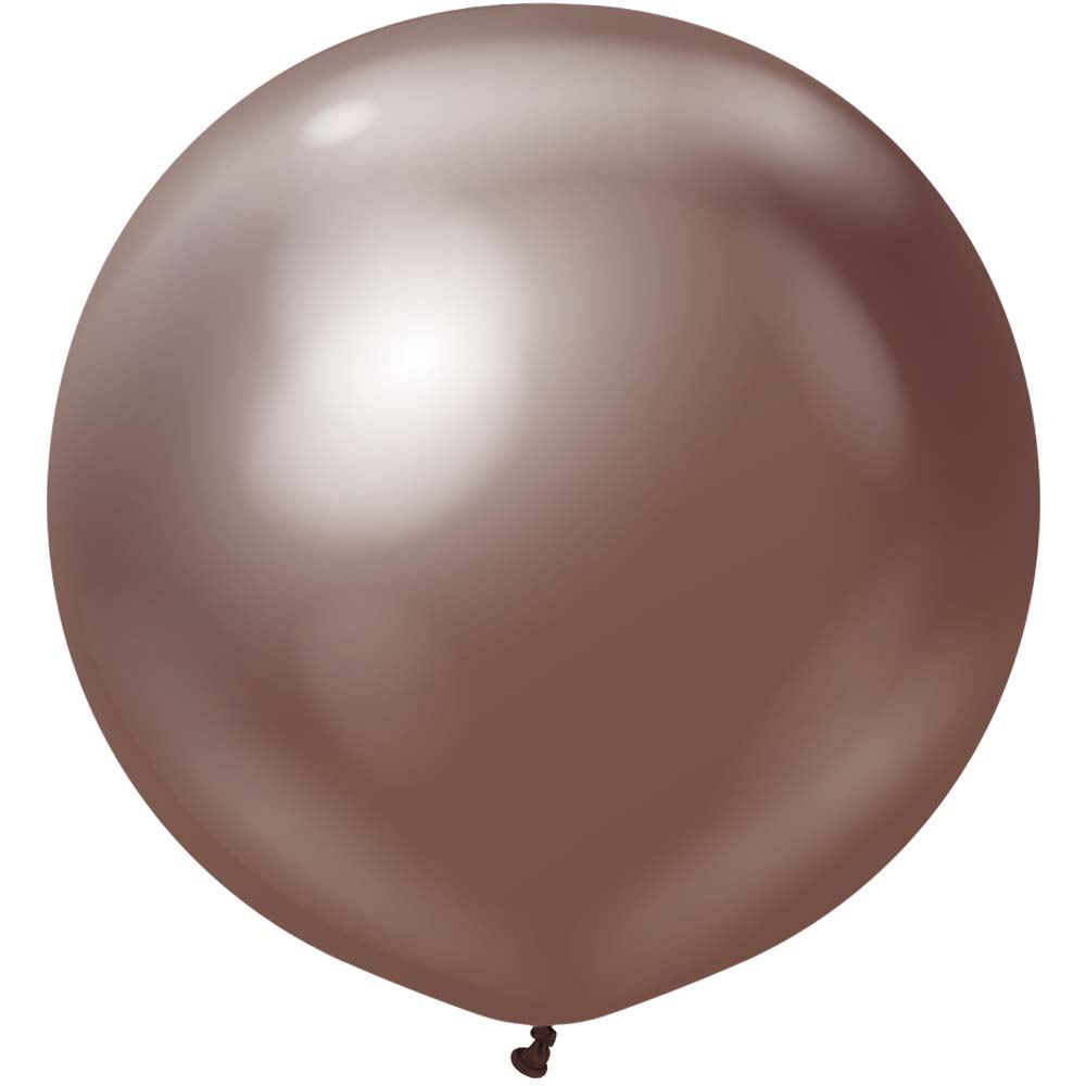 Latex Balloons 36 Inch Kalisan Mirror Chocolate