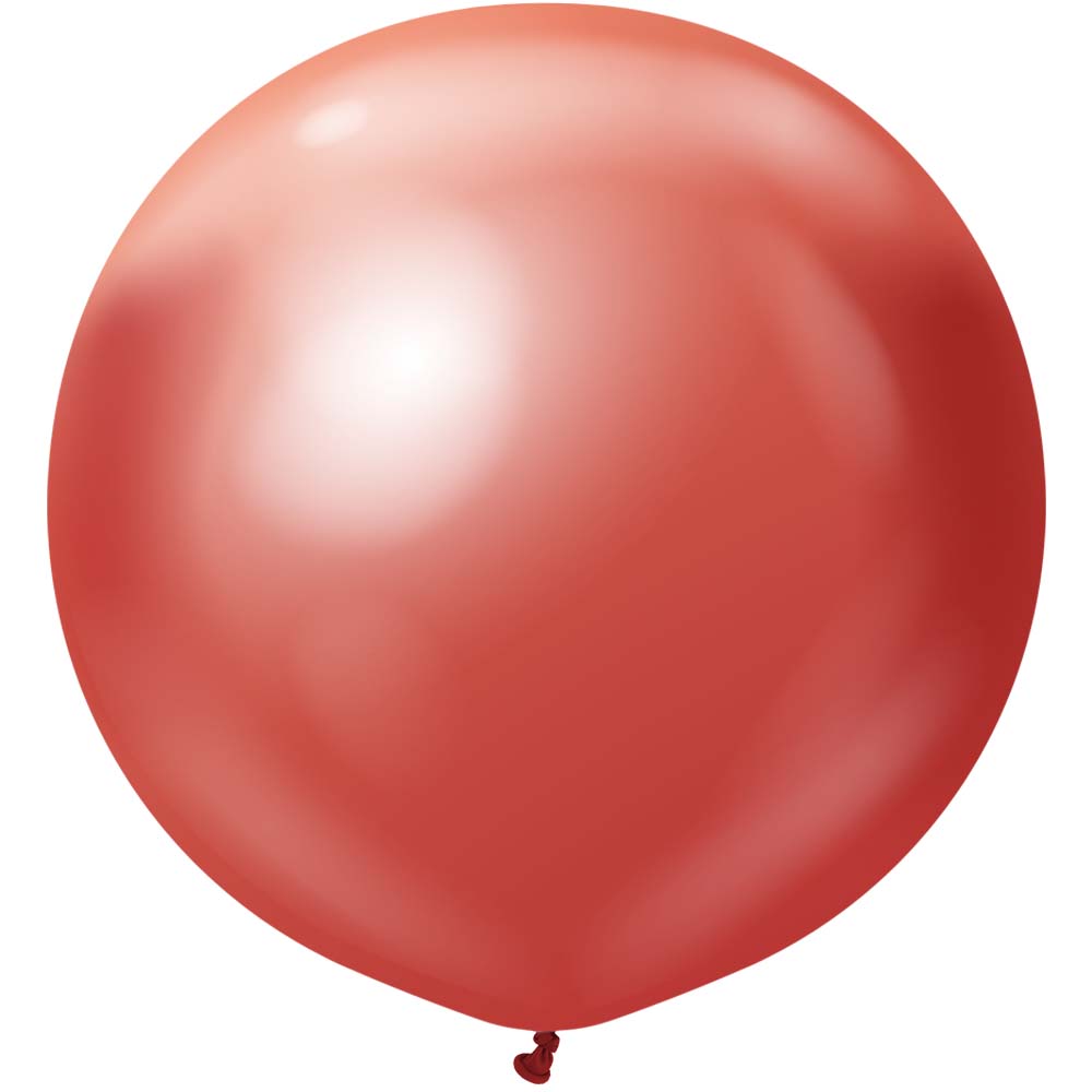 Latex Balloons 36 Inch Mirror Red