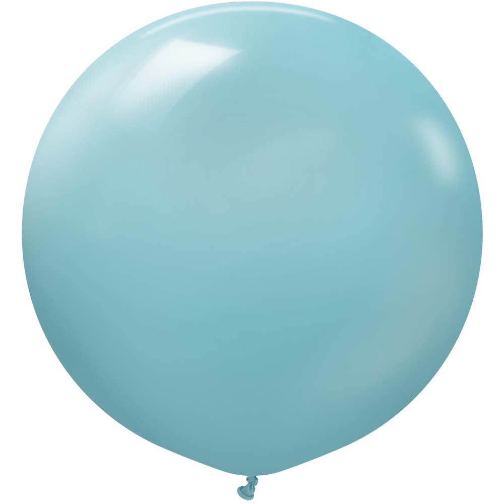 Latex Balloons 36 Inch Kalisan Retro Blue Glass