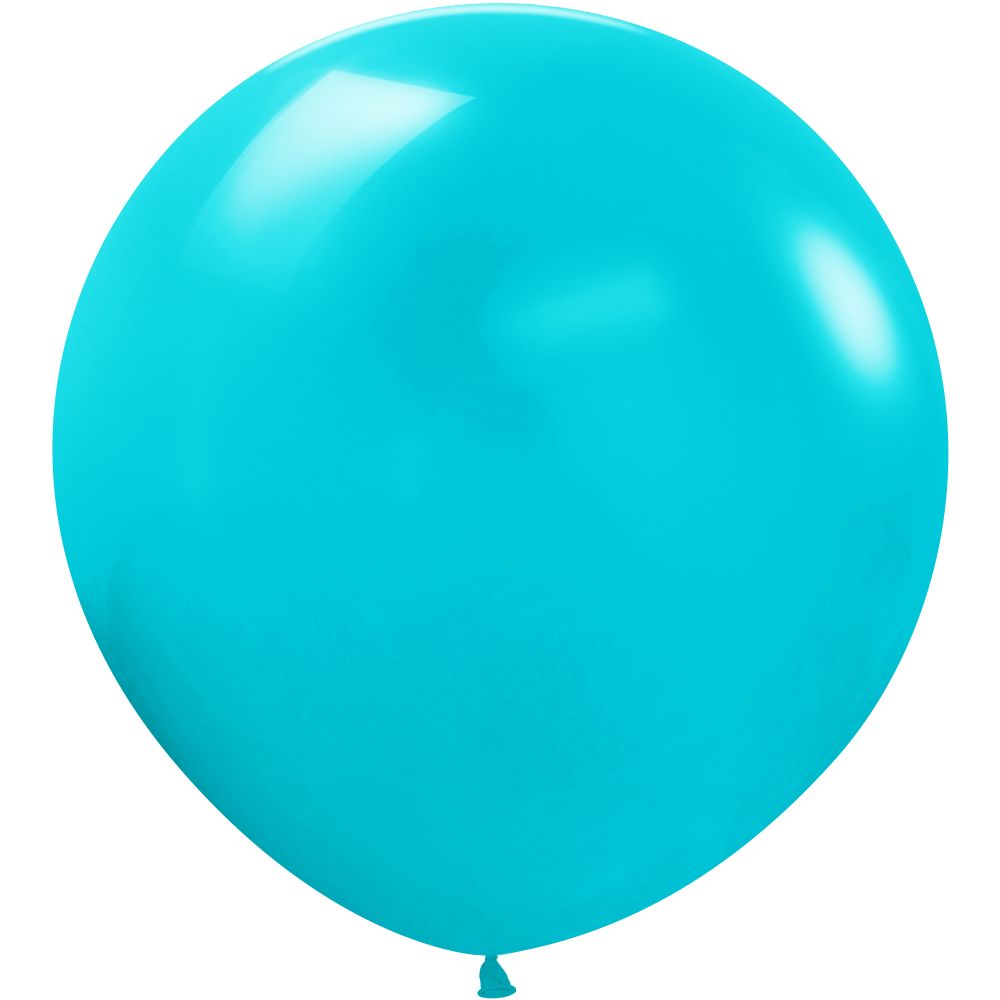 Latex Balloons 36 Inch Sempertex Deluxe Turquoise Blue