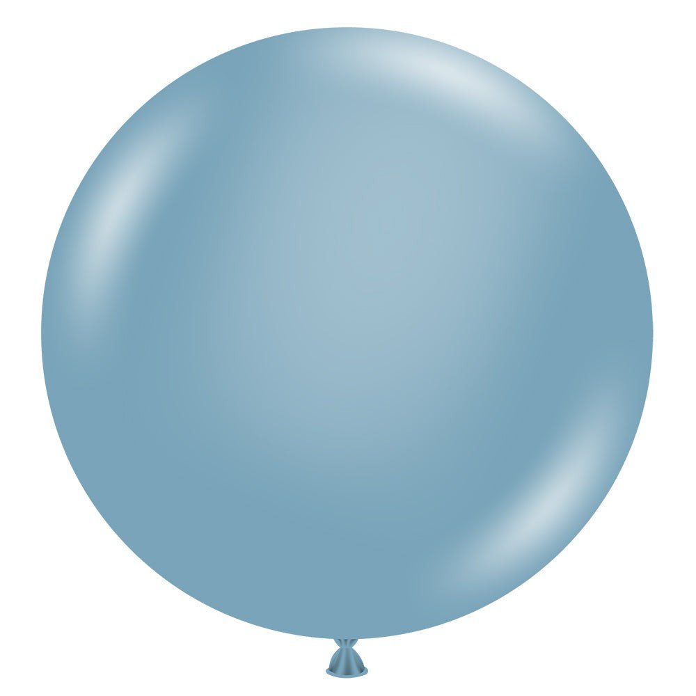 Latex Balloons 36 Inch TUFTEX Blue Slate
