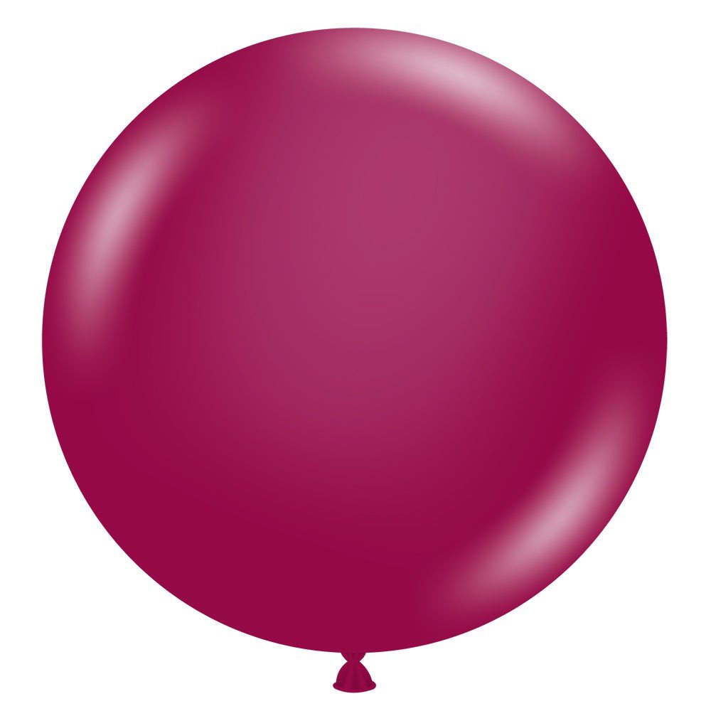 Latex Balloons 36 Inch TUFTEX Crystal Burgundy