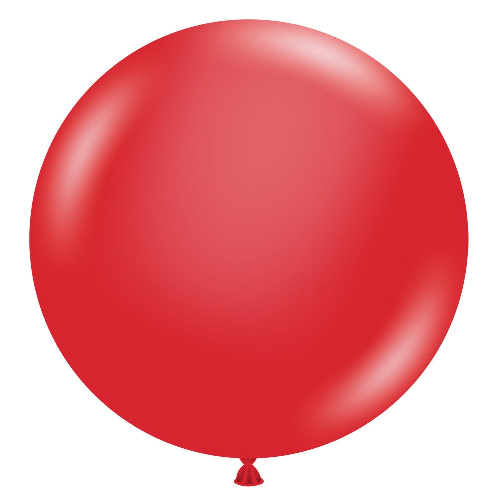 Latex Balloons 36 Inch TUFTEX Crystal Red