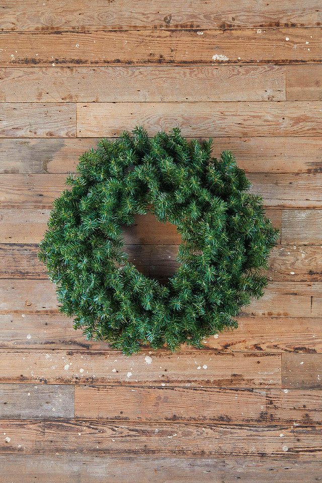 36” Unlit Norway Pine Wreath Classic & Natural Holiday Decoration