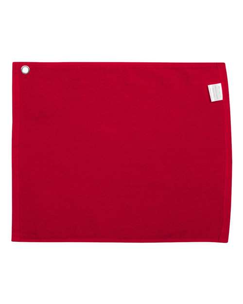Velour Hemmed Towel with Grommet & Hook | USA Decoration