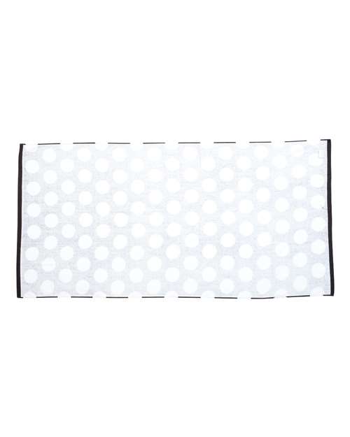 Polka Dot Velour Beach Towel | USA Decoration