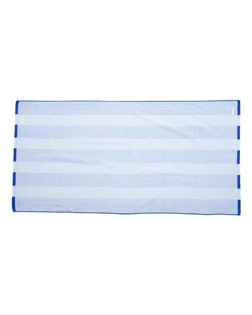 Cabana Stripe Velour Beach Towel | USA Decoration