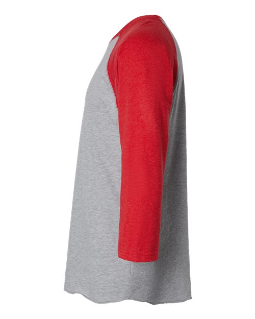 Baseball Fine Jersey Three-Quarter Sleeve Tee | USA Decoration