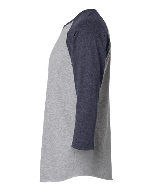 Baseball Fine Jersey Three-Quarter Sleeve Tee | USA Decoration