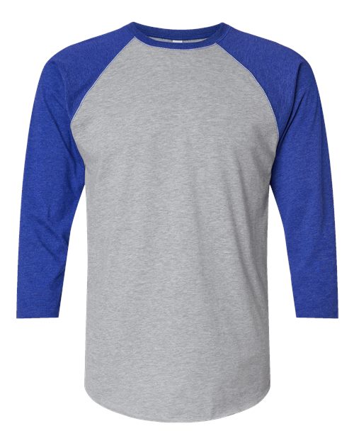 Baseball Fine Jersey Three-Quarter Sleeve Tee | USA Decoration