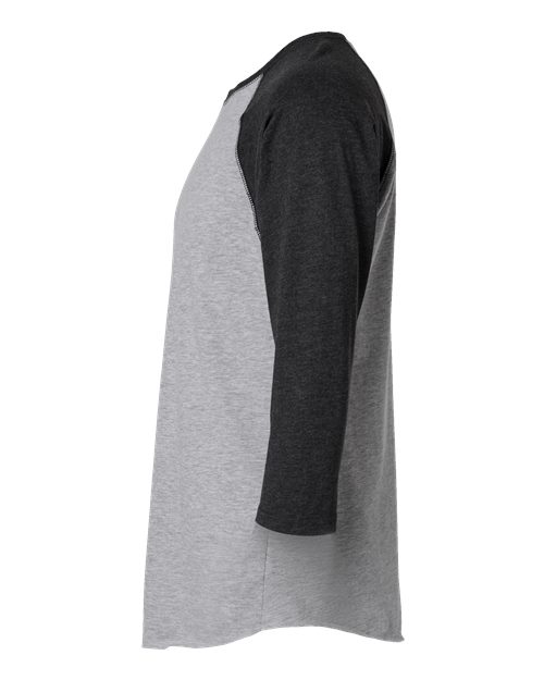 Baseball Fine Jersey Three-Quarter Sleeve Tee | USA Decoration