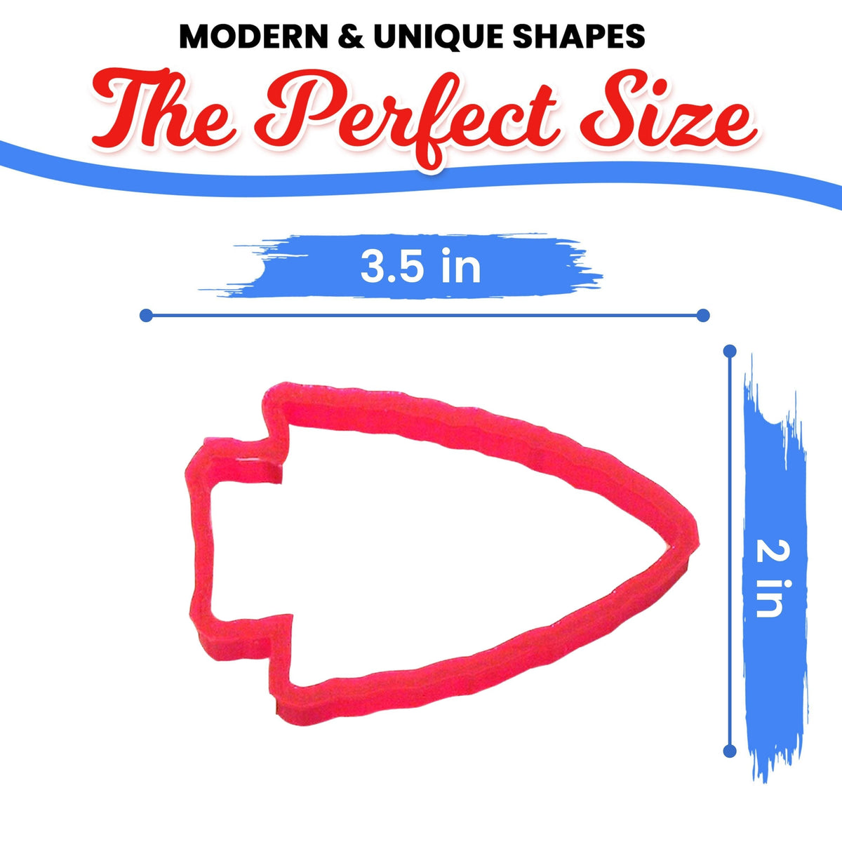 Arrow Head Cookie Cutter 3.5 In PC0251