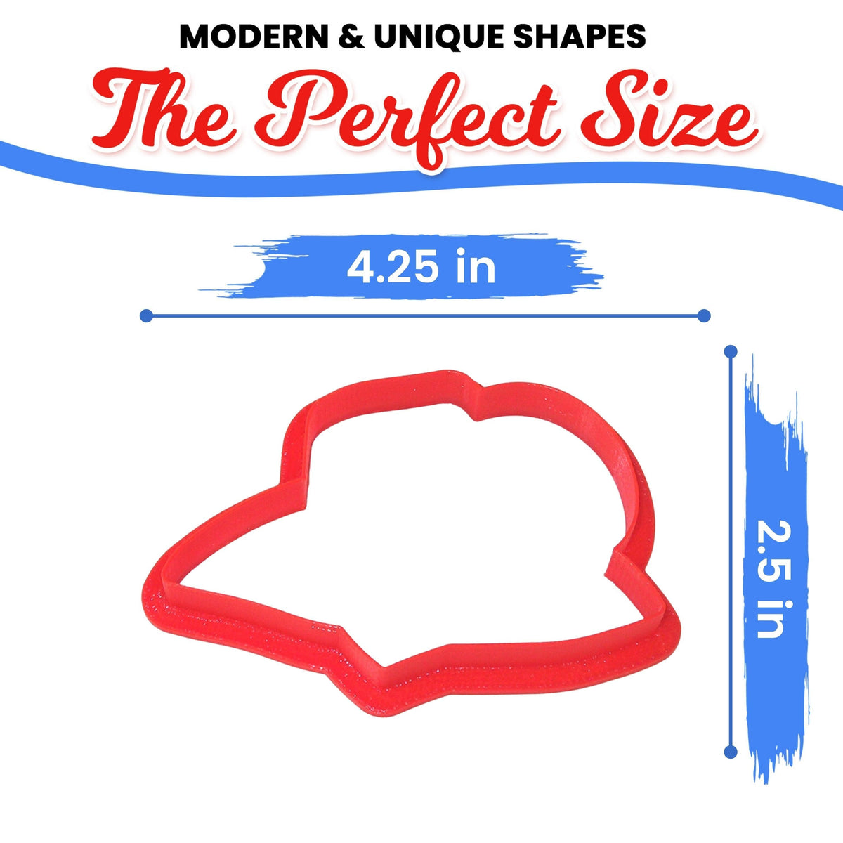 Kentucky Derby Hat Cookie Cutter 4.25 in PC0377