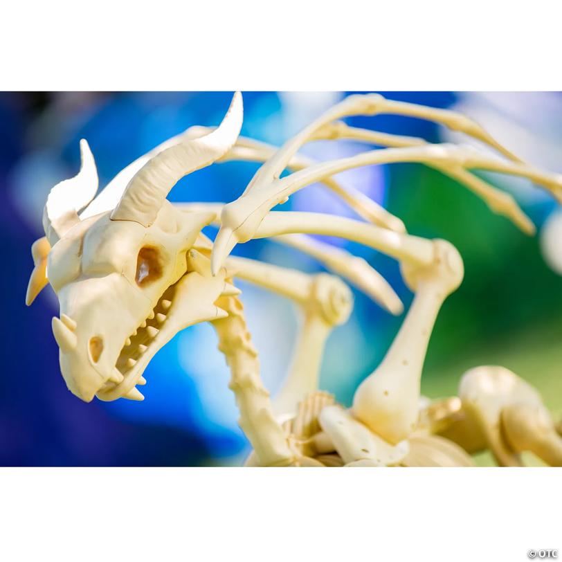 36" Dragon Skeleton Halloween Decoration
