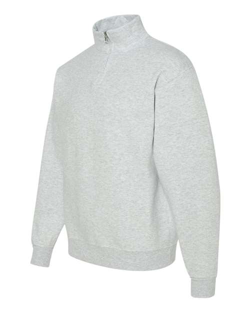 Nublend® Cadet Collar Quarter-Zip Sweatshirt | USA Decoration