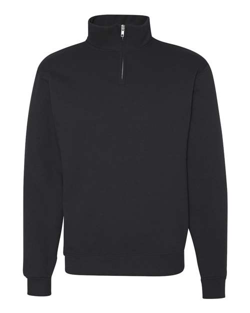 Nublend® Cadet Collar Quarter-Zip Sweatshirt | USA Decoration