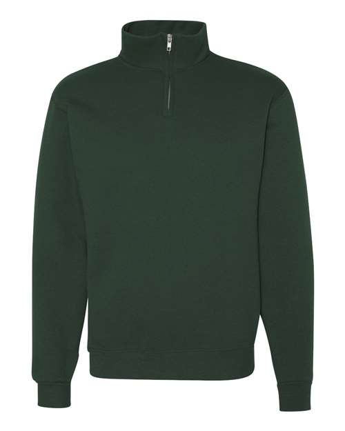 Nublend® Cadet Collar Quarter-Zip Sweatshirt | USA Decoration