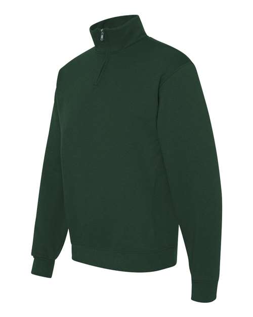 Nublend® Cadet Collar Quarter-Zip Sweatshirt | USA Decoration