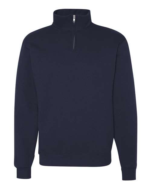 Nublend® Cadet Collar Quarter-Zip Sweatshirt | USA Decoration