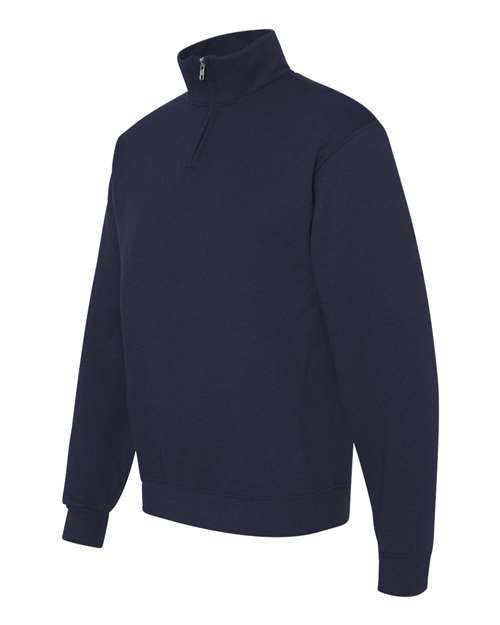 Nublend® Cadet Collar Quarter-Zip Sweatshirt | USA Decoration