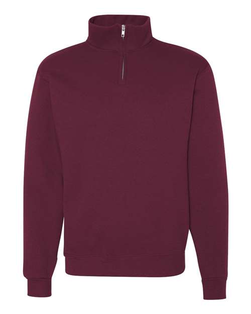 Nublend® Cadet Collar Quarter-Zip Sweatshirt | USA Decoration