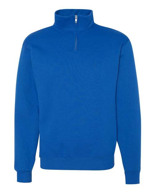 Nublend® Cadet Collar Quarter-Zip Sweatshirt | USA Decoration