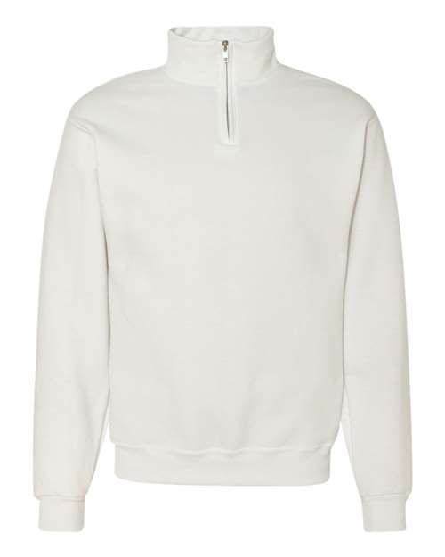 Nublend® Cadet Collar Quarter-Zip Sweatshirt | USA Decoration
