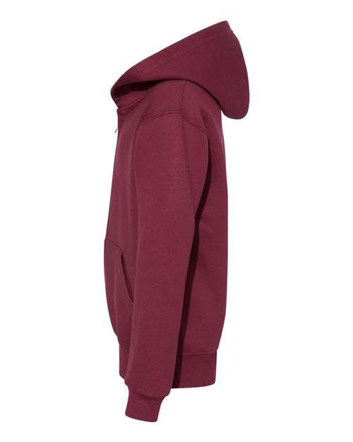 NuBlend® Youth Full-Zip Hooded Sweatshirt | USA Decoration
