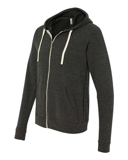 Triblend Sponge Fleece Full-Zip Hoodie | USA Decoration