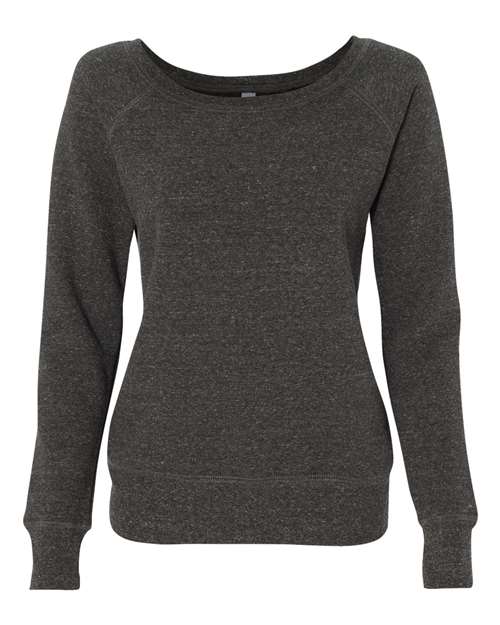 Women’s Sponge Fleece Wide Neck Sweatshirt | USA Decoration
