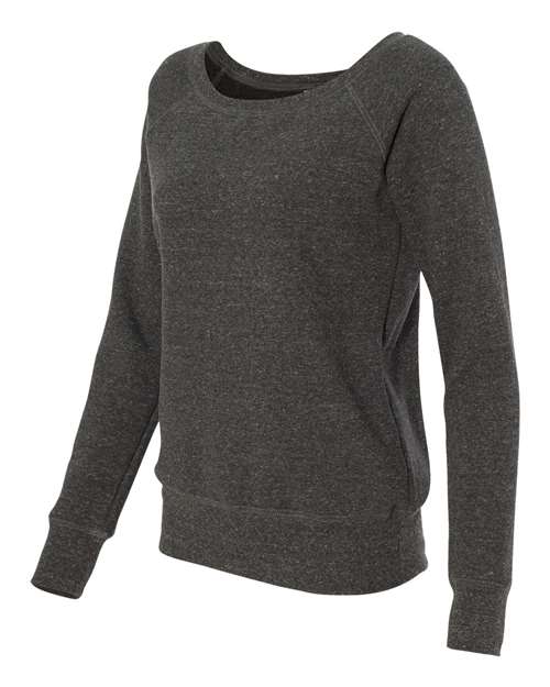 Women’s Sponge Fleece Wide Neck Sweatshirt | USA Decoration