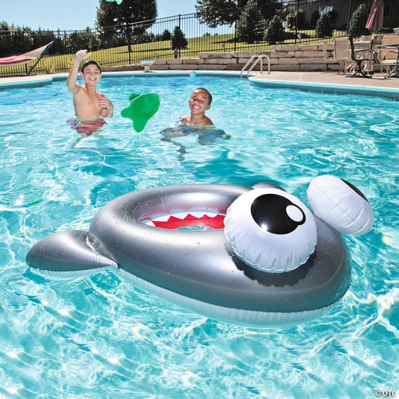 37" x 26" Inflatable Shark Bean Bag Toss Game Set - 5 Pc.