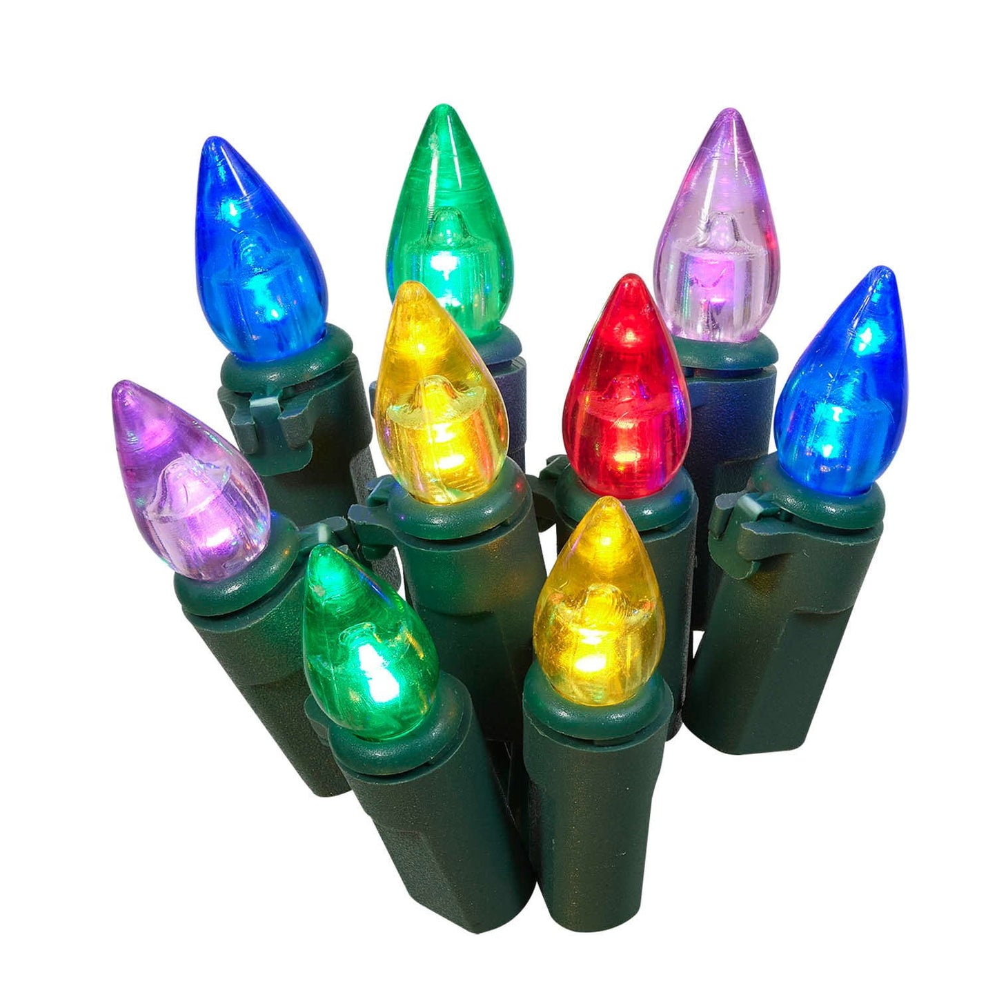 Member's Mark 150ct Solar LED C3 Lights, 74.5' Lighted Length | USA Decoration®