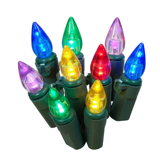 Member's Mark 150ct Solar LED C3 Lights, 74.5' Lighted Length | USA Decoration®