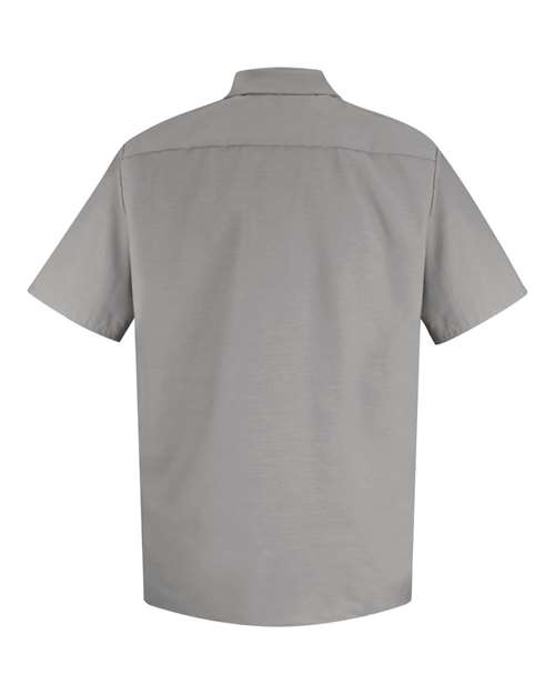 Specialized Short Sleeve Pocketless Work Shirt | USA Decoration