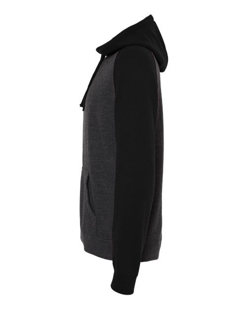 Raglan Hooded Sweatshirt | USA Decoration