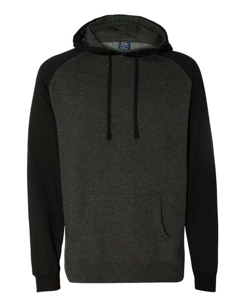 Raglan Hooded Sweatshirt | USA Decoration