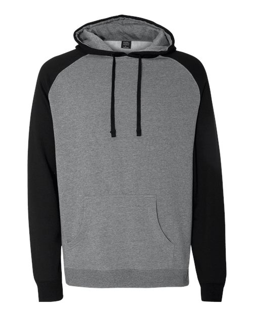 Raglan Hooded Sweatshirt | USA Decoration