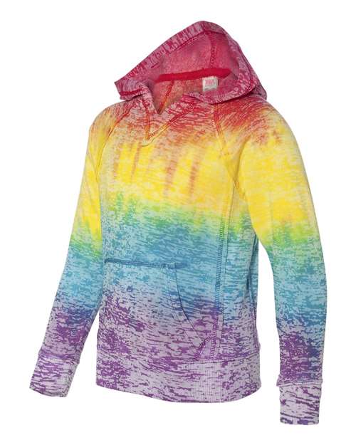 GirlsÕ Courtney Burnout V-Notch Hooded Sweatshirt | USA Decoration®