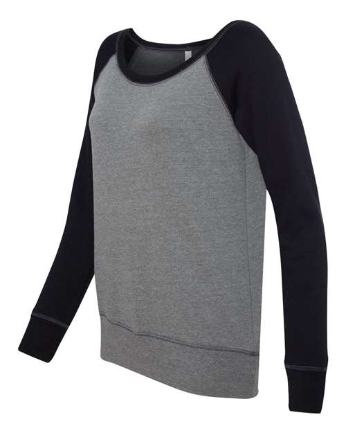 Women’s Sponge Fleece Wide Neck Sweatshirt | USA Decoration
