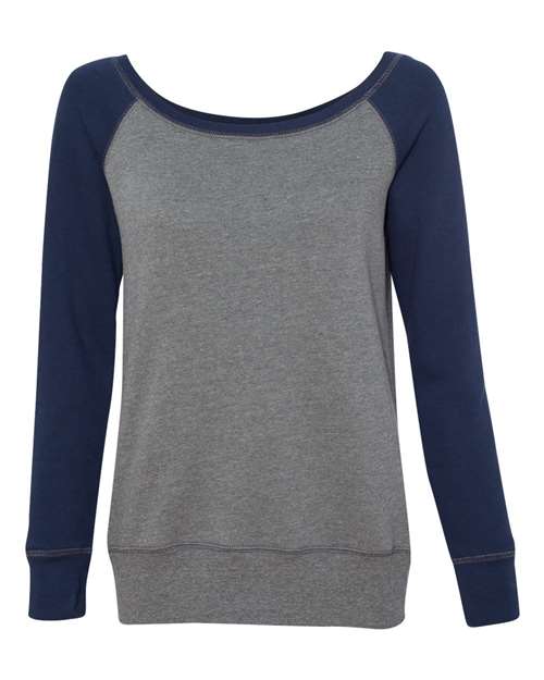 Women’s Sponge Fleece Wide Neck Sweatshirt | USA Decoration