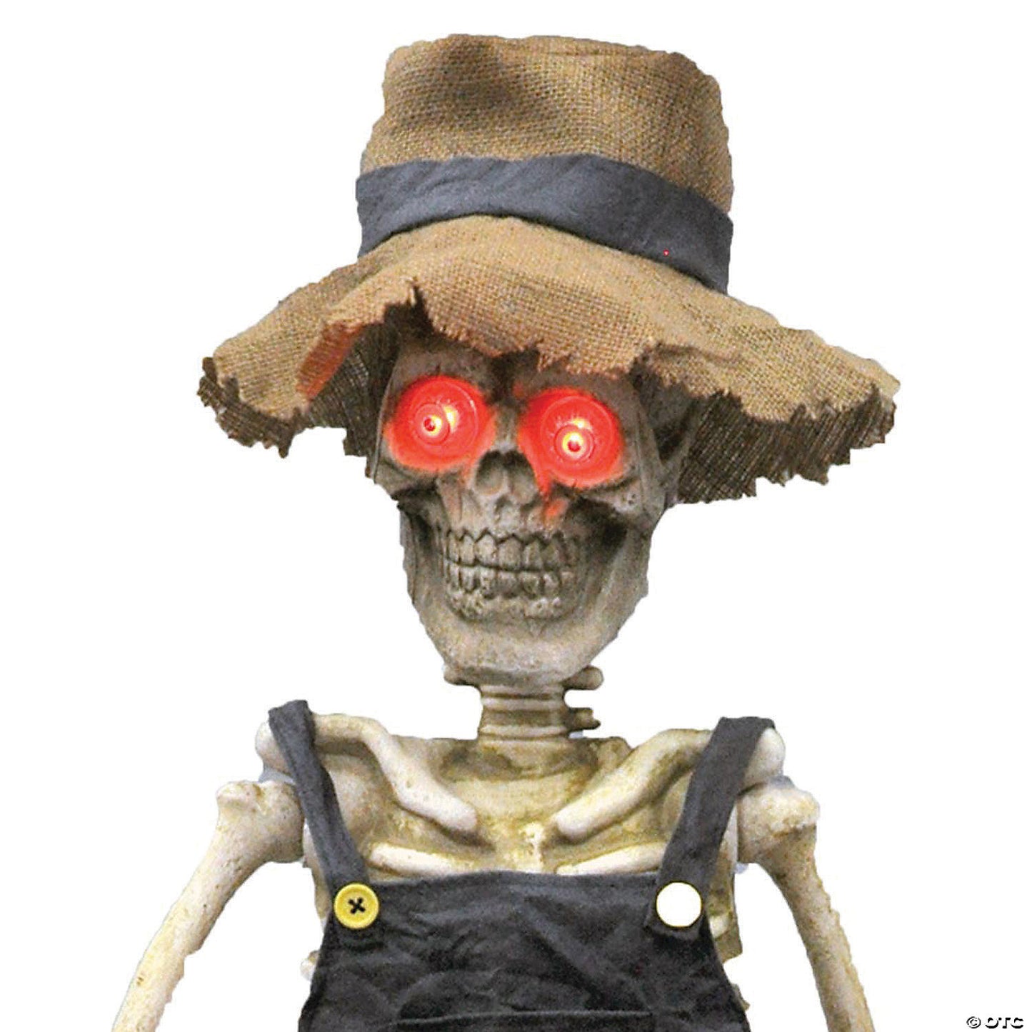 39" Skeleton Playing Banjo Animated Halloween Decoration | USA Decoration®