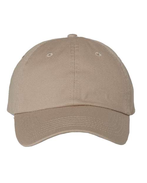 Bio-Washed Chino Twill Cap | Six-Panel Low-Profile | USA Decoration