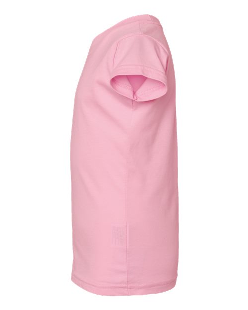 Toddler Girls Fine Jersey Tee | USA Decoration